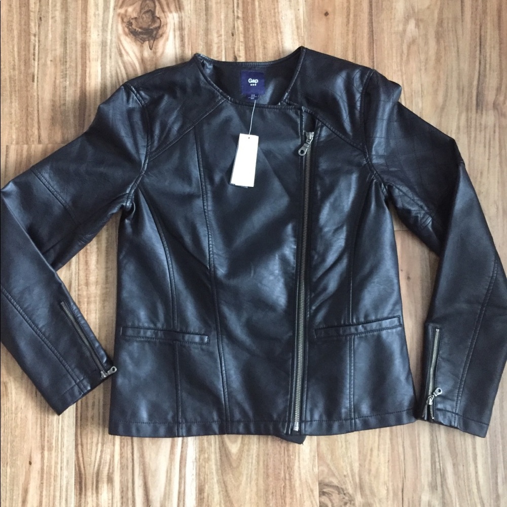 Gap leather jacket
